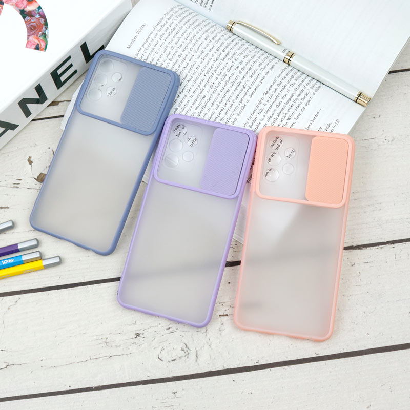 قاب PC مات محافظ لنز دار کشویی Samsung A32 4G
