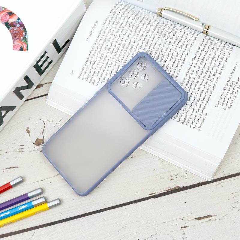 قاب PC مات محافظ لنز دار کشویی Samsung A32 4G