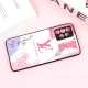قاب طرحدار محافظ لنز دار کشویی Pink سامسونگ A32 5G