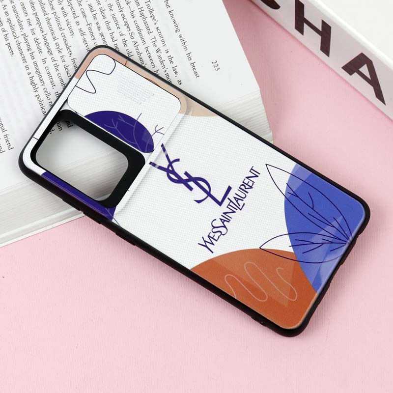 قاب طرحدار محافظ لنز دار کشویی Pink سامسونگ Samsung Galaxy A52 / A52s