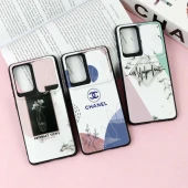 قاب طرحدار محافظ لنز دار کشویی Pink سامسونگ Samsung Galaxy A52 / A52s
