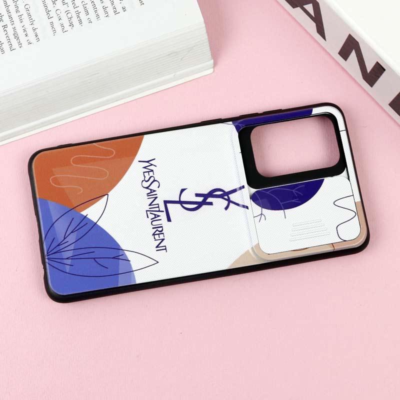 قاب طرحدار محافظ لنز دار کشویی Pink سامسونگ Samsung Galaxy A52 / A52s