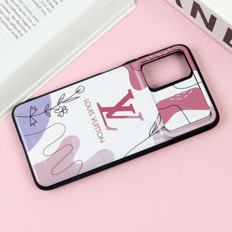 قاب طرحدار محافظ لنز دار کشویی Pink شیائومی Redmi 9T / Poco M3