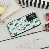 قاب طرحدار محافظ لنز دار کشویی + پاپ سوکت طرح کاکتوس شیائومی Redmi Note 10 / Note 10s