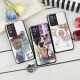 قاب طرحدار محافظ لنز دار کشویی + پاپ سوکت طرح دختر شیائومی Redmi Note 10 / Note 10s