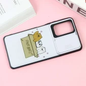 قاب طرحدار محافظ لنز دار کشویی کله فندقی شیائومی Redmi Note 10 Pro