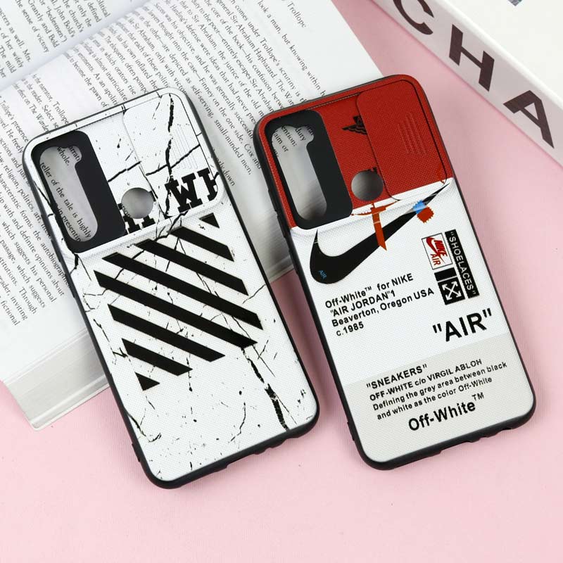 قاب طرحدار محافظ لنز دار کشویی پسرانه شیائومی Redmi Note 8