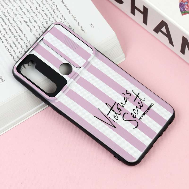 قاب طرحدار محافظ لنز دار کشویی ویکتوریا شیائومی Redmi Note 8