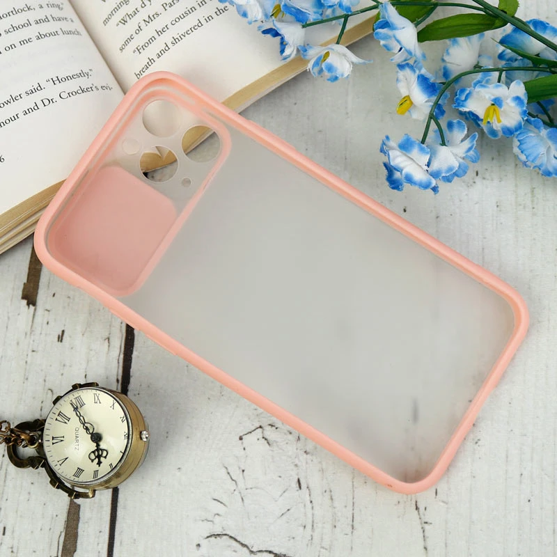 قاب PC مات محافظ لنز دار کشویی iPhone 11 Pro