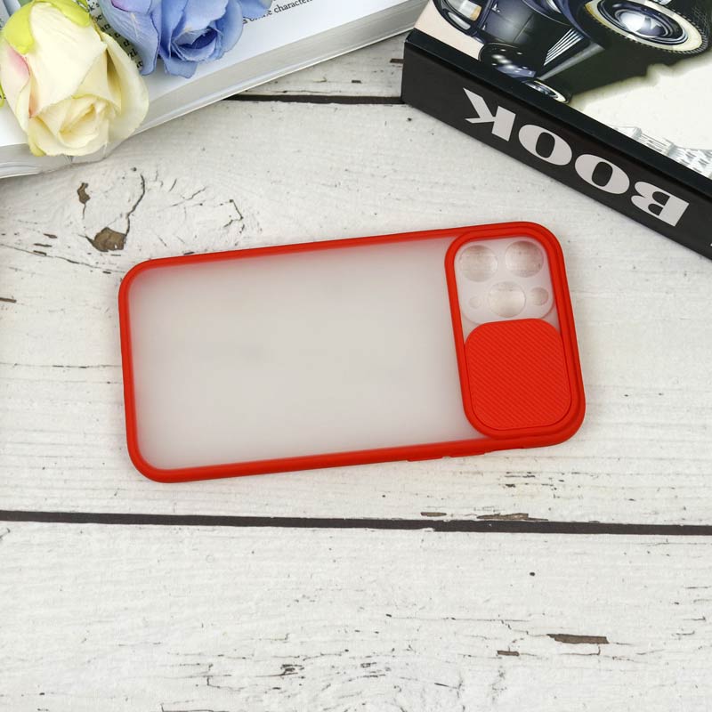 قاب PC مات محافظ لنز دار کشویی iPhone 11 Pro