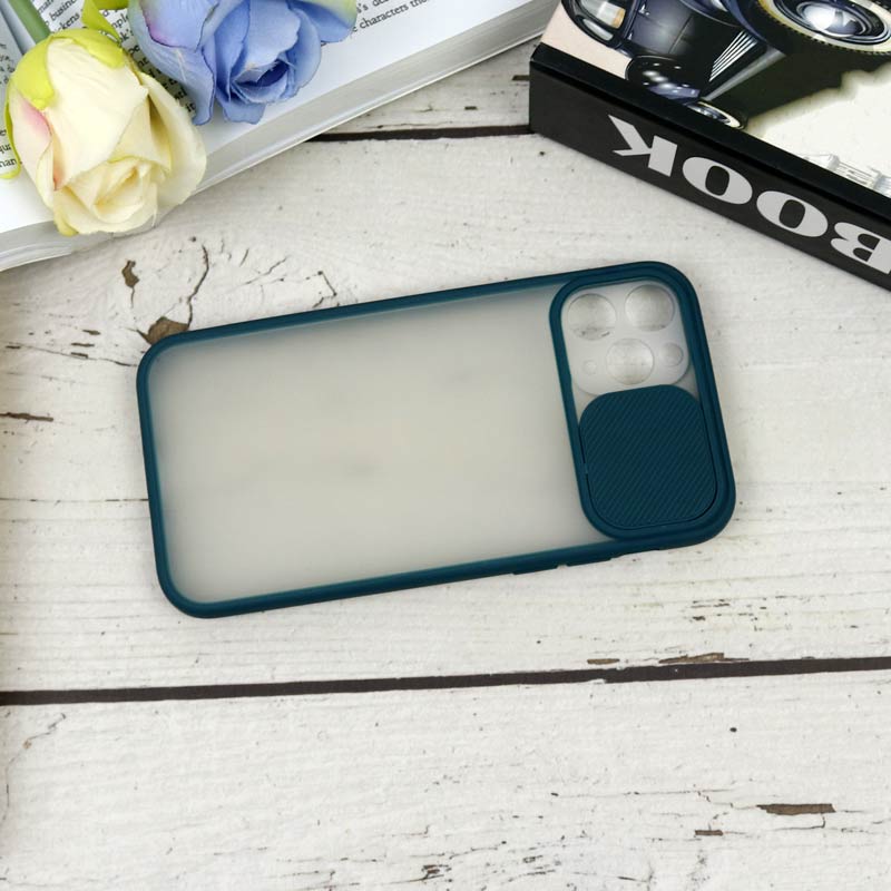قاب PC مات محافظ لنز دار کشویی iPhone 11 Pro