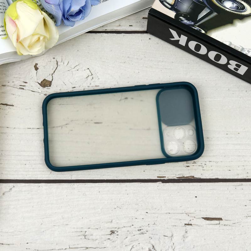 قاب PC مات محافظ لنز دار کشویی iPhone 11 Pro