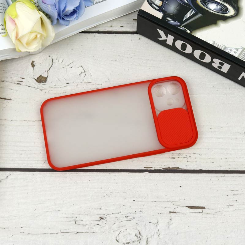 قاب PC مات محافظ لنز دار کشویی iPhone 12