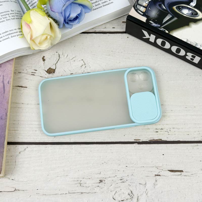 قاب PC مات محافظ لنز دار کشویی iPhone 12