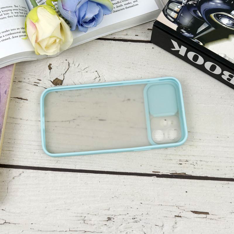 قاب PC مات محافظ لنز دار کشویی iPhone 12