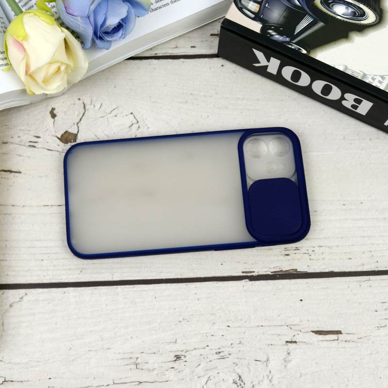 قاب PC مات محافظ لنز دار کشویی iPhone 12