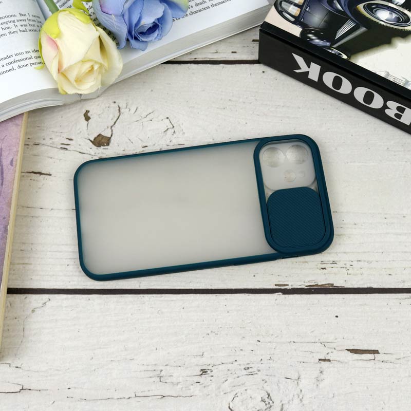 قاب PC مات محافظ لنز دار کشویی iPhone 12