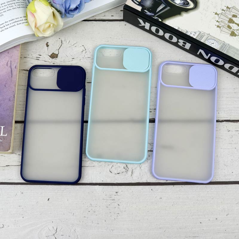 قاب PC مات محافظ لنز دار کشویی iPhone 7 Plus / 8 Plus