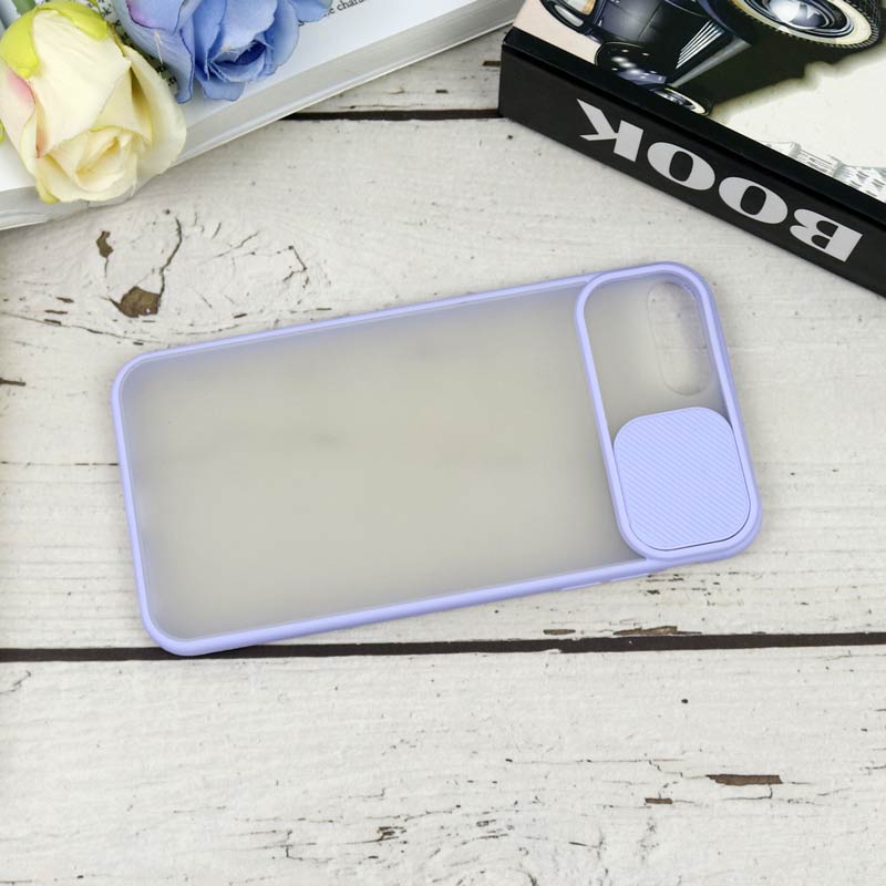 قاب PC مات محافظ لنز دار کشویی iPhone 7 Plus / 8 Plus