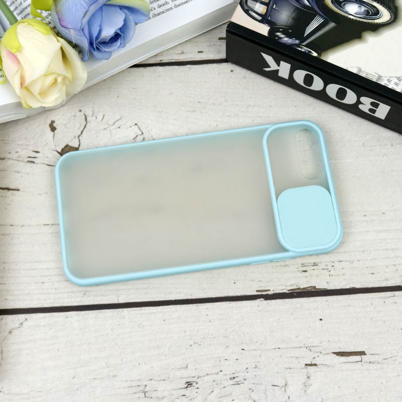 قاب PC مات محافظ لنز دار کشویی iPhone 7 Plus / 8 Plus