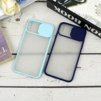 قاب PC مات محافظ لنز دار کشویی iPhone X/XS