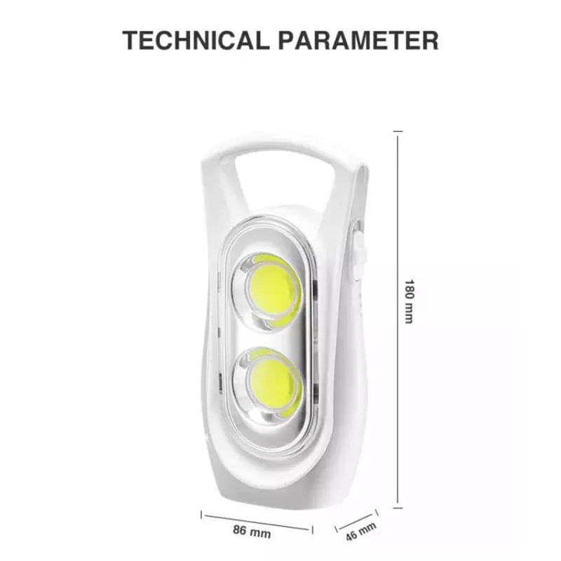 چراغ اضطراری شارژی DP.LED LIGHT DP-7156