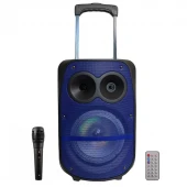 اسپیکر چمدانی بلوتوثی رم و فلش خور DS-1803 + میکروفون و ریموت کنترل