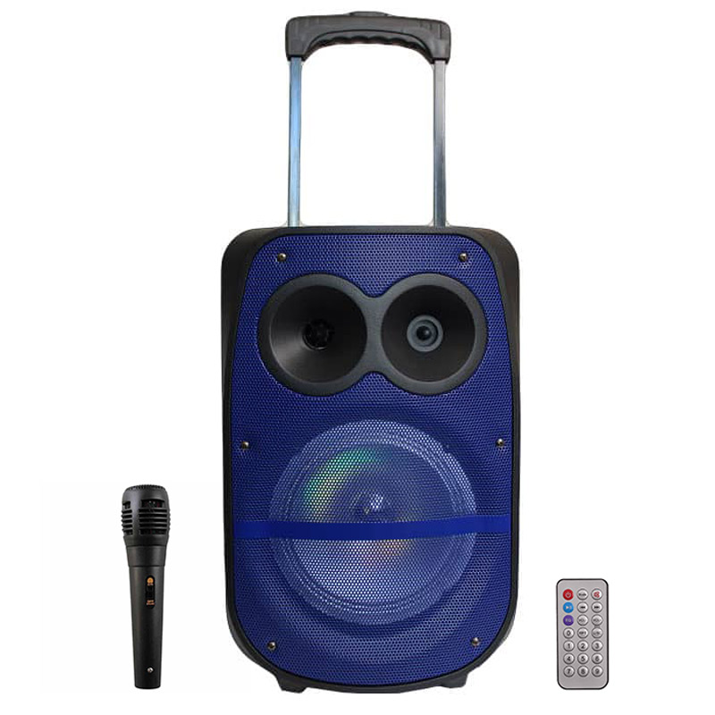 اسپیکر چمدانی بلوتوثی رم و فلش خور DS-1803 + میکروفون و ریموت کنترل