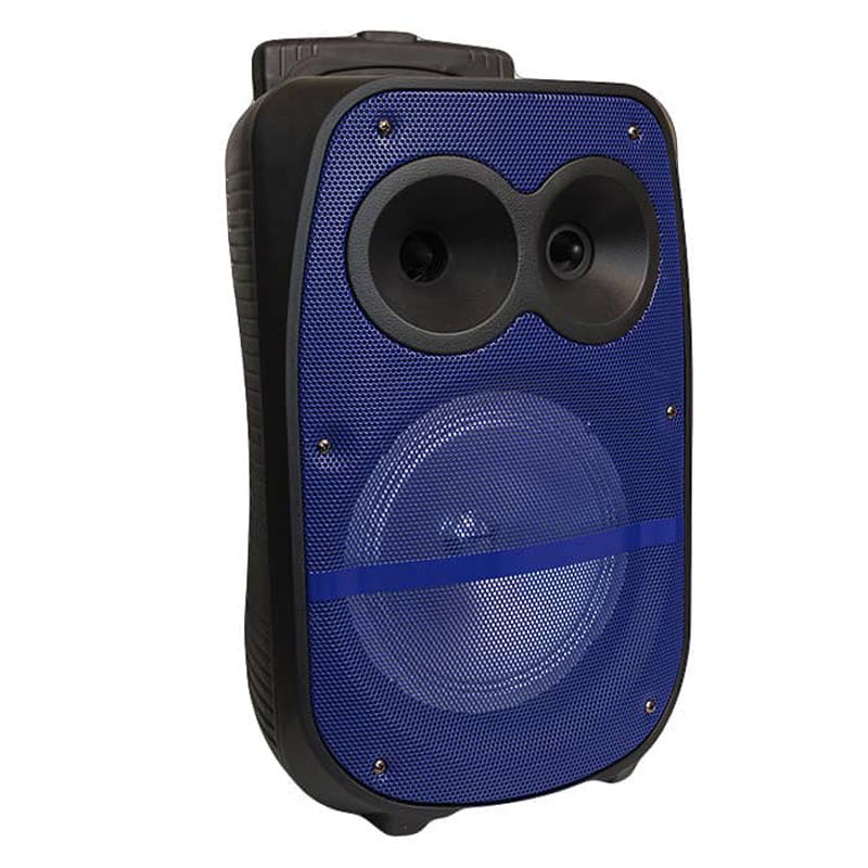 اسپیکر چمدانی بلوتوثی رم و فلش خور DS-1803 + میکروفون و ریموت کنترل