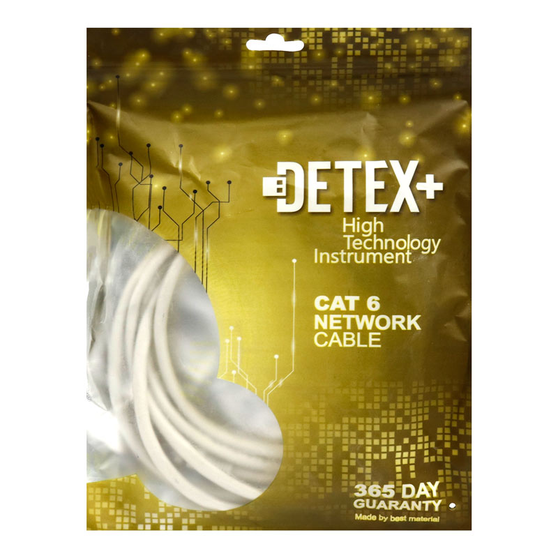 کابل شبکه Detex+ Cat6 2m