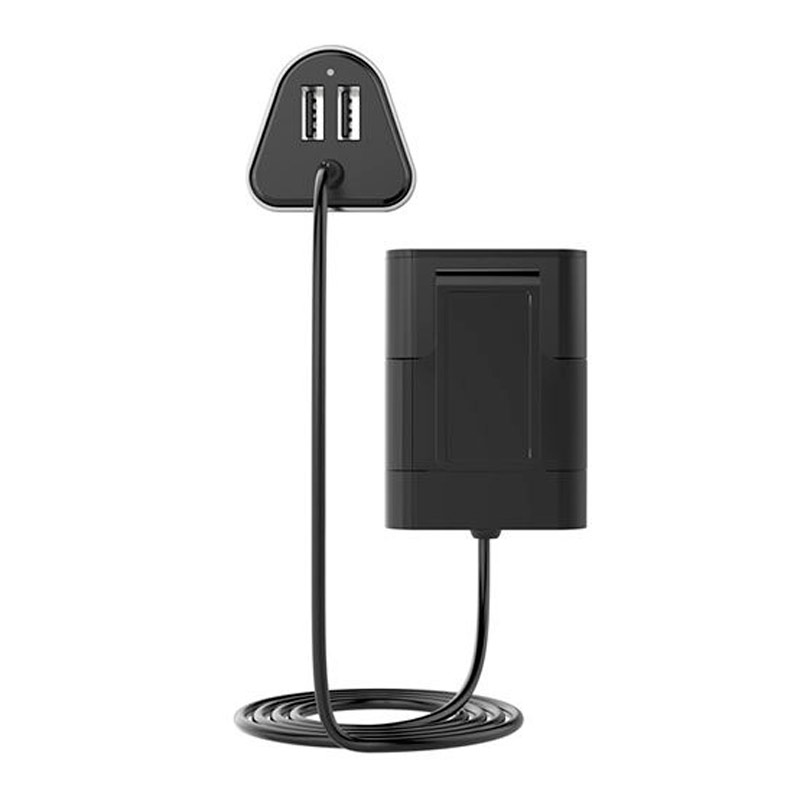 شارژر فندکی و هاب فست شارژ Devia Ibox Car Hub 6.8A