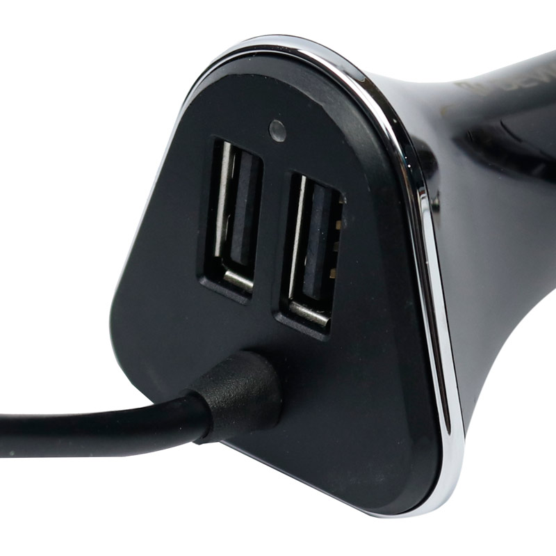 شارژر فندکی و هاب فست شارژ Devia Ibox Car Hub 6.8A