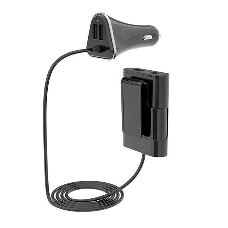 شارژر فندکی و هاب فست شارژ Devia Ibox Car Hub 6.8A