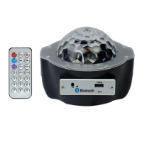 لامپ LED اسپیکر دار بلوتوثی و فلش خور Festival Snowflake 4W + ریموت کنترل