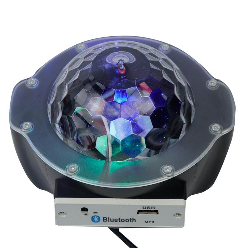 لامپ LED اسپیکر دار بلوتوثی و فلش خور Festival Snowflake 4W + ریموت کنترل