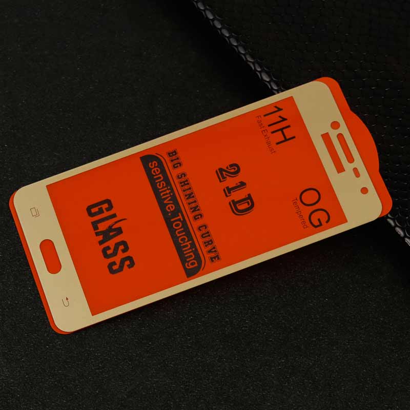 گلس فول چسب OG سامسونگ Galaxy Grand Prime طلایی