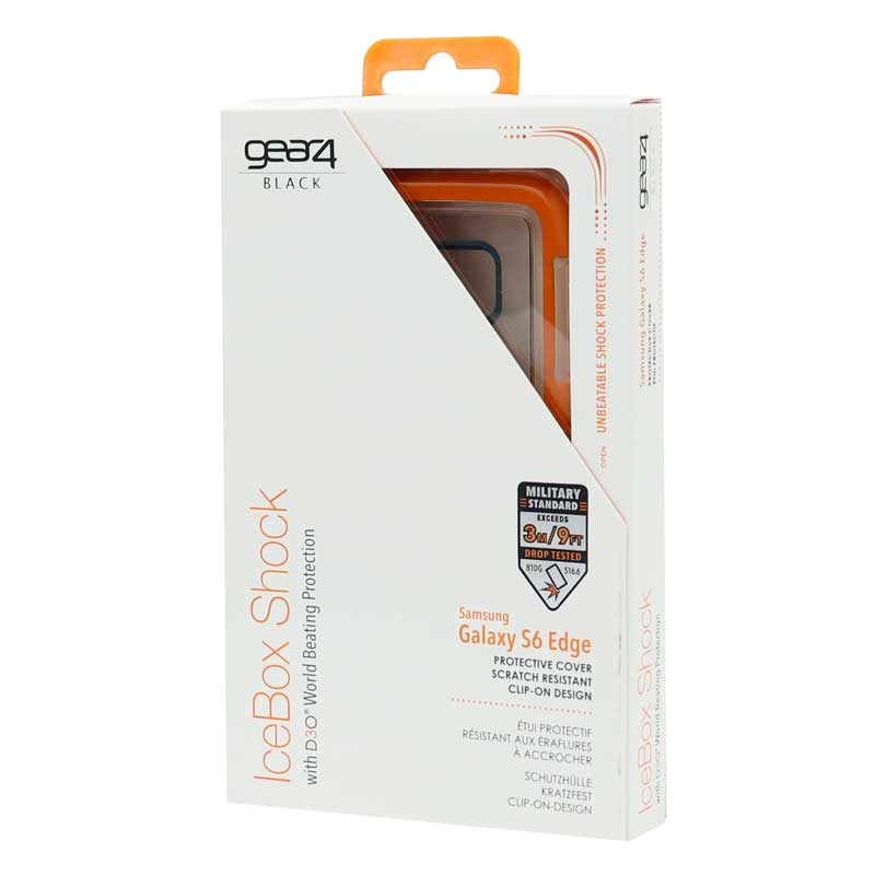 قاب Gear4 ژله ای دور نارنجی Samsung S6 Edge