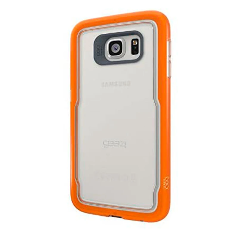 قاب Gear4 ژله ای دور نارنجی Samsung S6 Edge