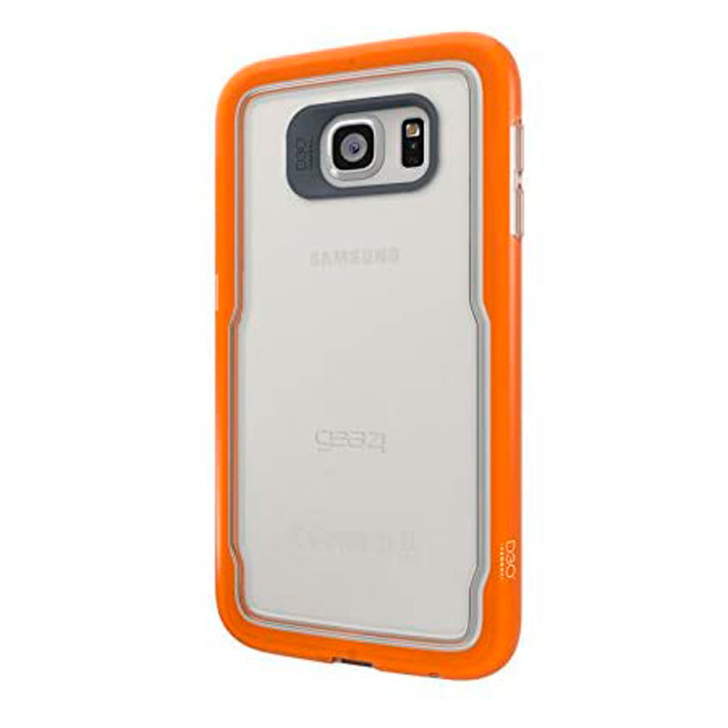 قاب Gear4 ژله ای دور نارنجی Samsung S6 Edge