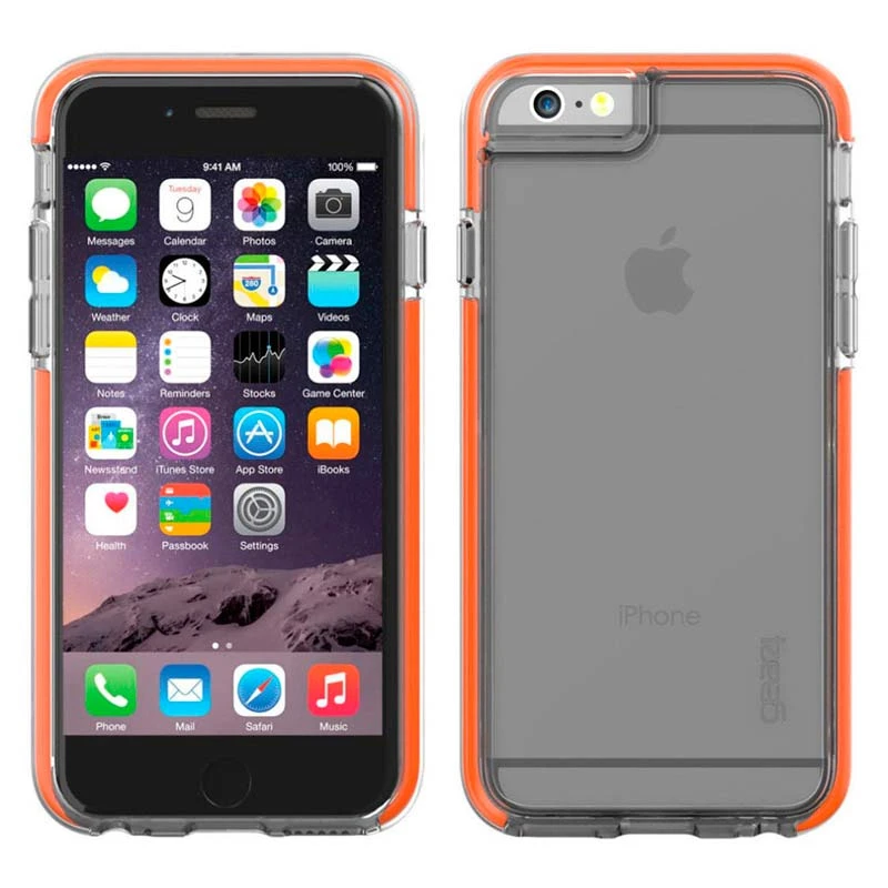 قاب Gear4 ژله ای دور نارنجی iPhone 6/6s