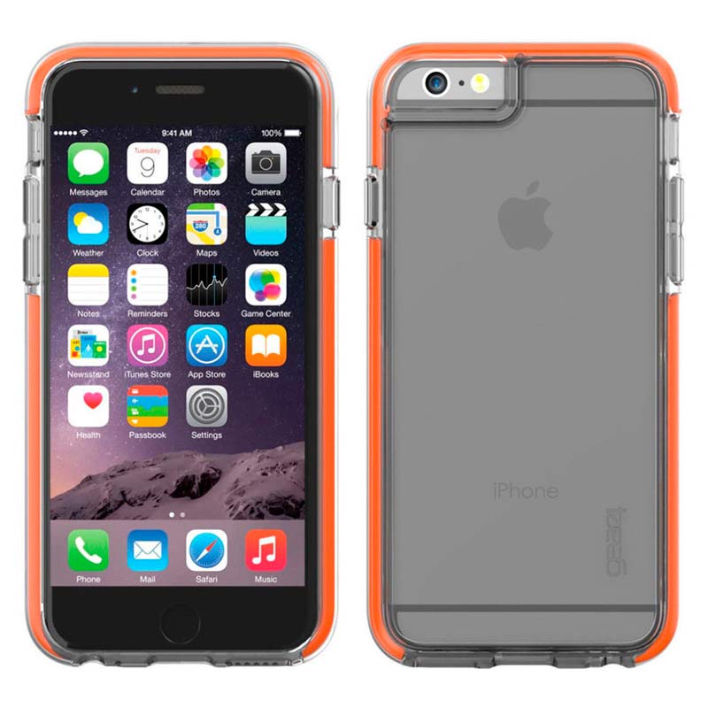 قاب Gear4 ژله ای دور نارنجی iPhone 6/6s