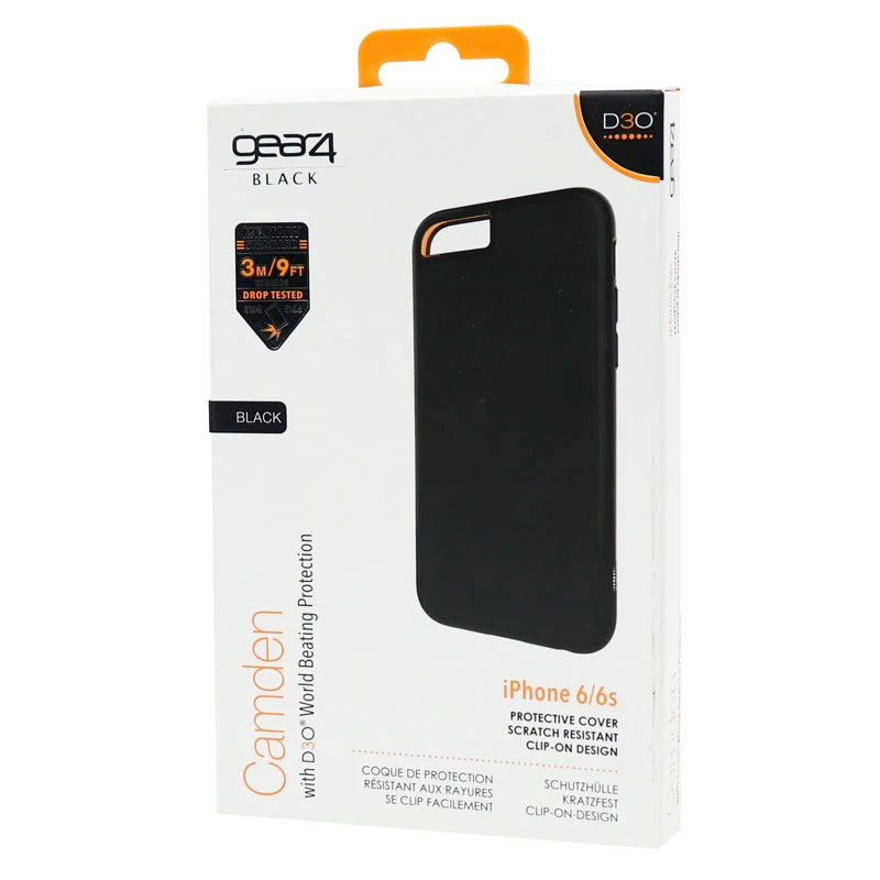 قاب Gear4 ژله ای مشکی iPhone 6/6s