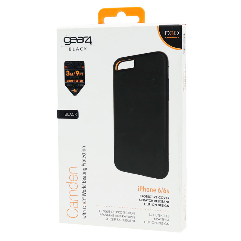 قاب Gear4 ژله ای مشکی iPhone 6/6s