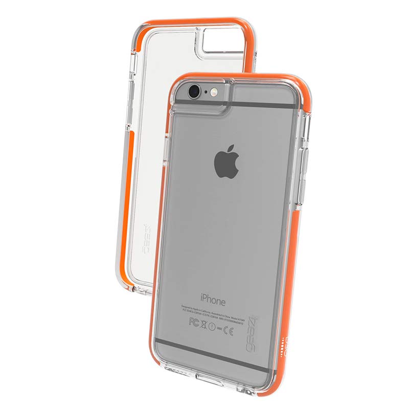 قاب Gear4 ژله ای دور نارنجی iPhone 6/6s