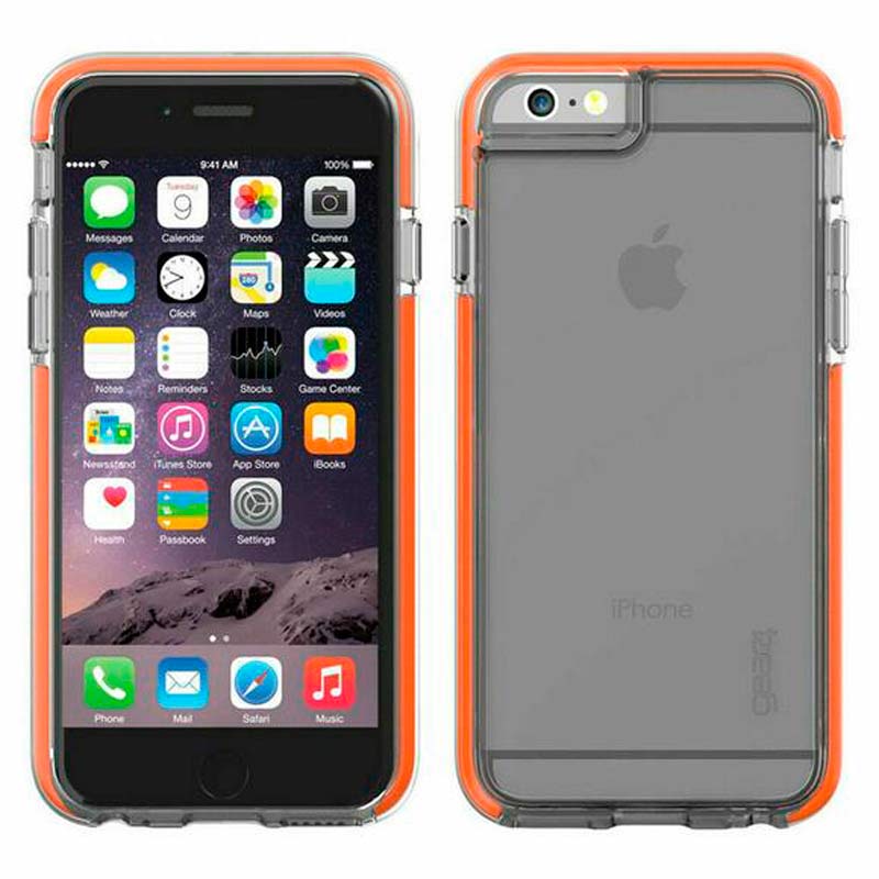 قاب Gear4 ژله ای دور نارنجی iPhone 6/6s
