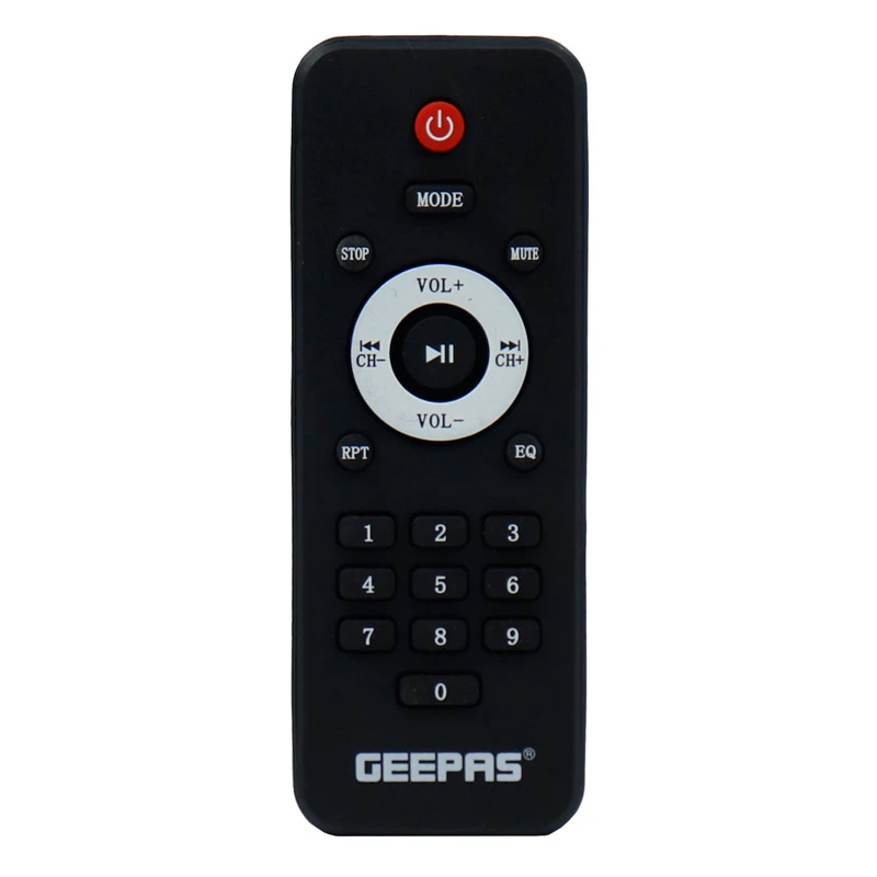 اسپیکر چمدانی بلوتوثی رم و فلش خور Geepas GMS8568 + میکروفون و ریموت کنترل