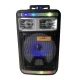 اسپیکر چمدانی بلوتوثی رم و فلش خور HIFI CH-T85 + میکروفون و ریموت کنترل