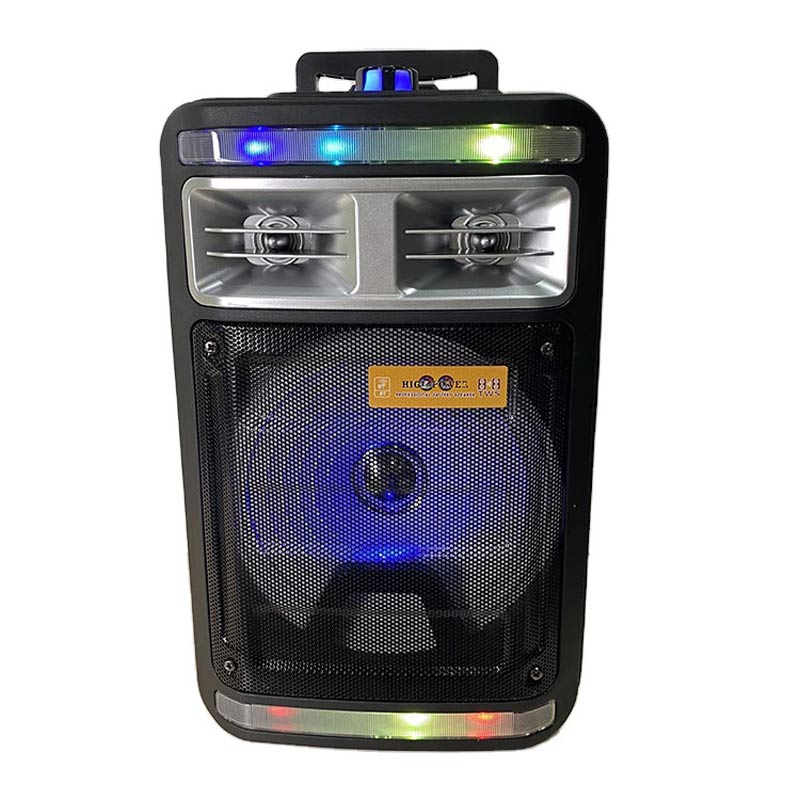 اسپیکر چمدانی بلوتوثی رم و فلش خور HIFI CH-T85 + میکروفون و ریموت کنترل
