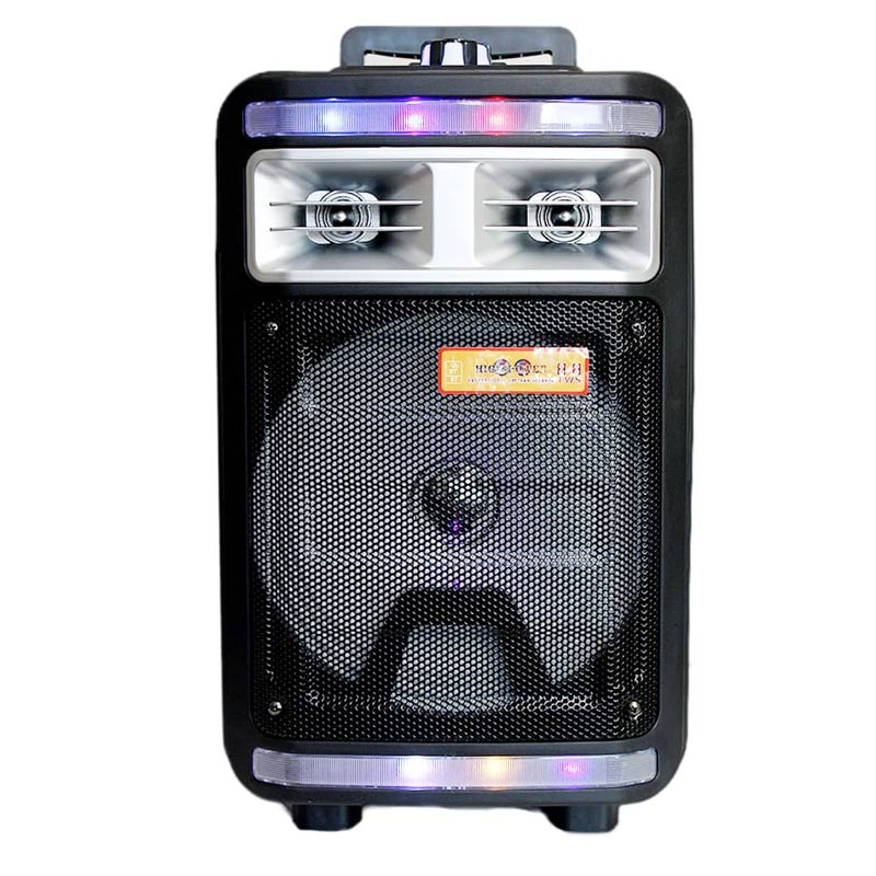 اسپیکر چمدانی بلوتوثی رم و فلش خور HIFI CH-T85 + میکروفون و ریموت کنترل