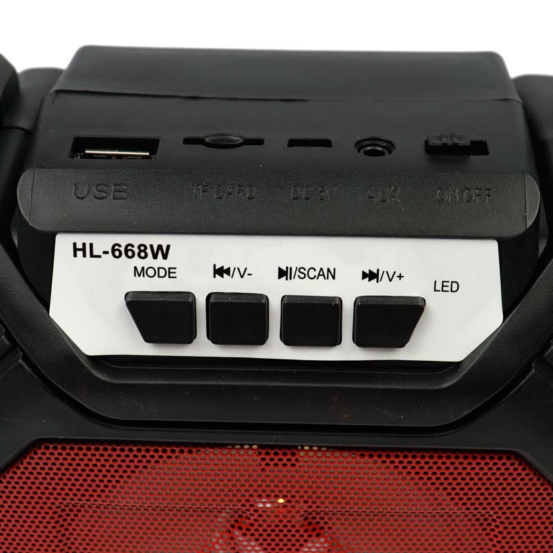 اسپیکر بلوتوثی رم و فلش خور HL-668W